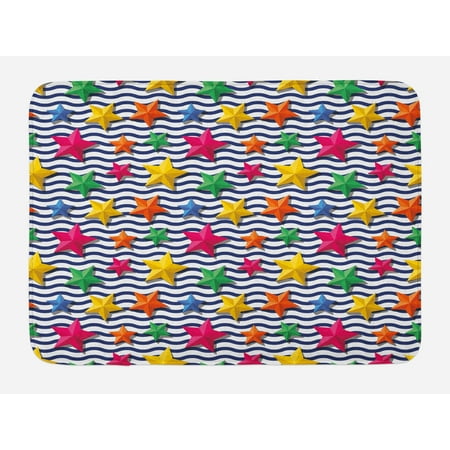 nautical bath mat nautical bath mat 3d stylized colorful stars and blue wavy stripes marine theme starfish graphic nautical bath mat nautical bath mat 3d stylized colorful stars and blue wavy stripes marine theme starfish graphic